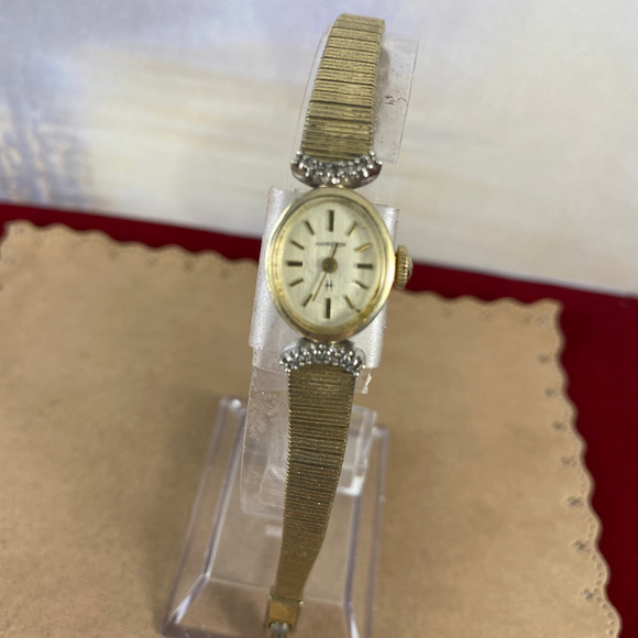 Vintage 1950's Hamilton Diamond Watch 10K GF - Picture 2 of 6